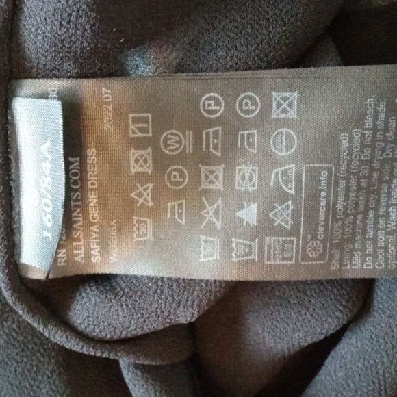 Allsaints Dress Safiya Gene Dress - Picture 7 of 8